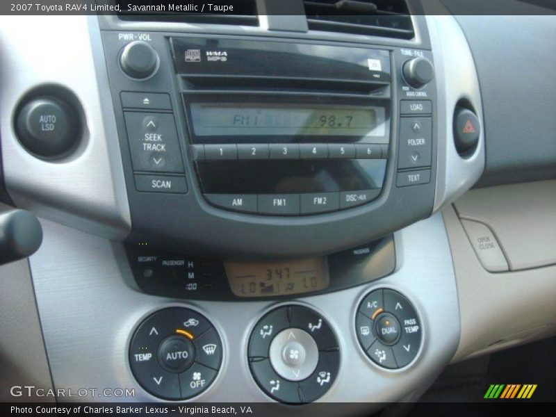 Savannah Metallic / Taupe 2007 Toyota RAV4 Limited