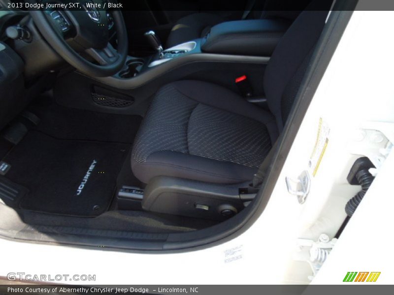 White / Black 2013 Dodge Journey SXT