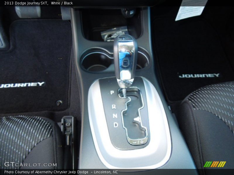 White / Black 2013 Dodge Journey SXT