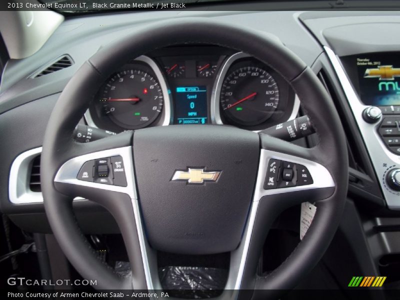 Black Granite Metallic / Jet Black 2013 Chevrolet Equinox LT