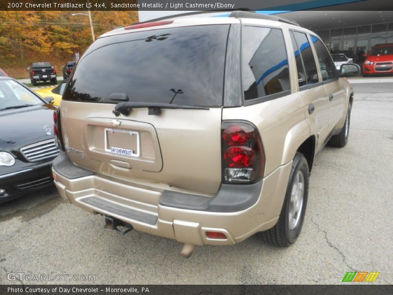 Sandstone Metallic / Light Cashmere/Ebony 2007 Chevrolet TrailBlazer LS 4x4