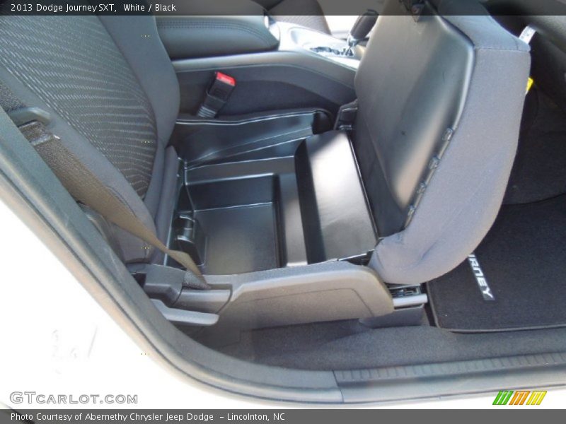 White / Black 2013 Dodge Journey SXT