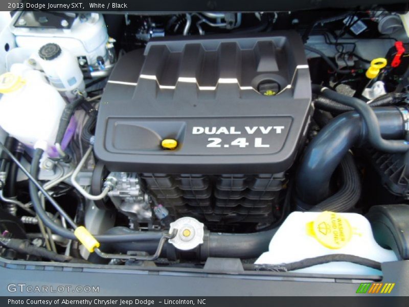 White / Black 2013 Dodge Journey SXT