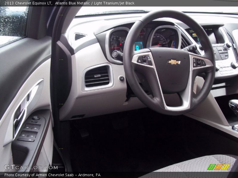 Atlantis Blue Metallic / Light Titanium/Jet Black 2013 Chevrolet Equinox LT