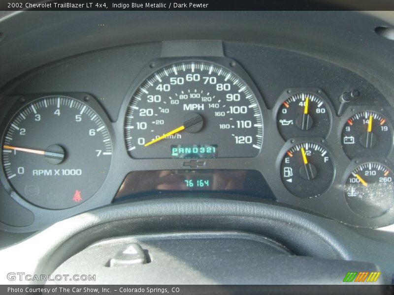 Indigo Blue Metallic / Dark Pewter 2002 Chevrolet TrailBlazer LT 4x4