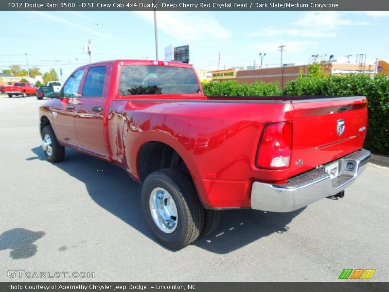 Deep Cherry Red Crystal Pearl / Dark Slate/Medium Graystone 2012 Dodge Ram 3500 HD ST Crew Cab 4x4 Dually