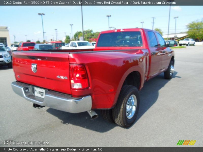 Deep Cherry Red Crystal Pearl / Dark Slate/Medium Graystone 2012 Dodge Ram 3500 HD ST Crew Cab 4x4 Dually