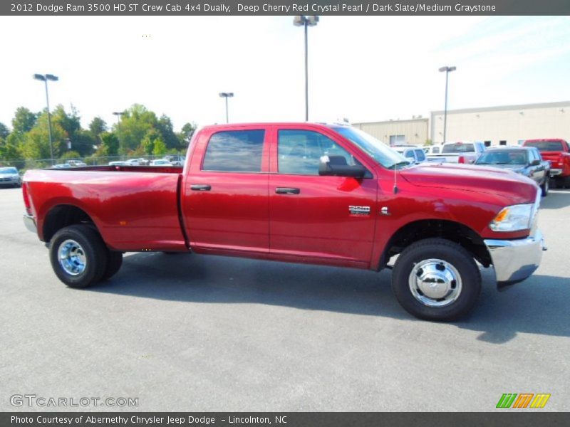 Deep Cherry Red Crystal Pearl / Dark Slate/Medium Graystone 2012 Dodge Ram 3500 HD ST Crew Cab 4x4 Dually