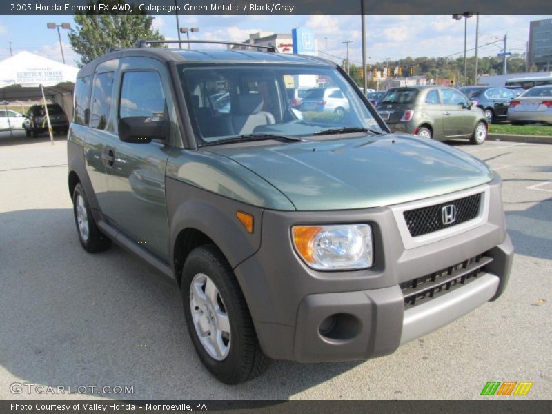 Galapagos Green Metallic / Black/Gray 2005 Honda Element EX AWD