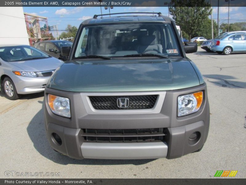 Galapagos Green Metallic / Black/Gray 2005 Honda Element EX AWD