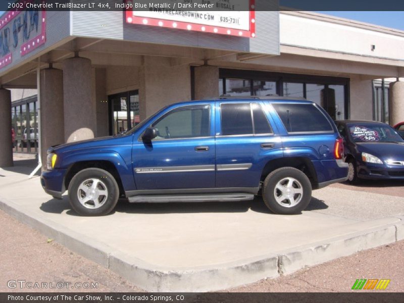 Indigo Blue Metallic / Dark Pewter 2002 Chevrolet TrailBlazer LT 4x4