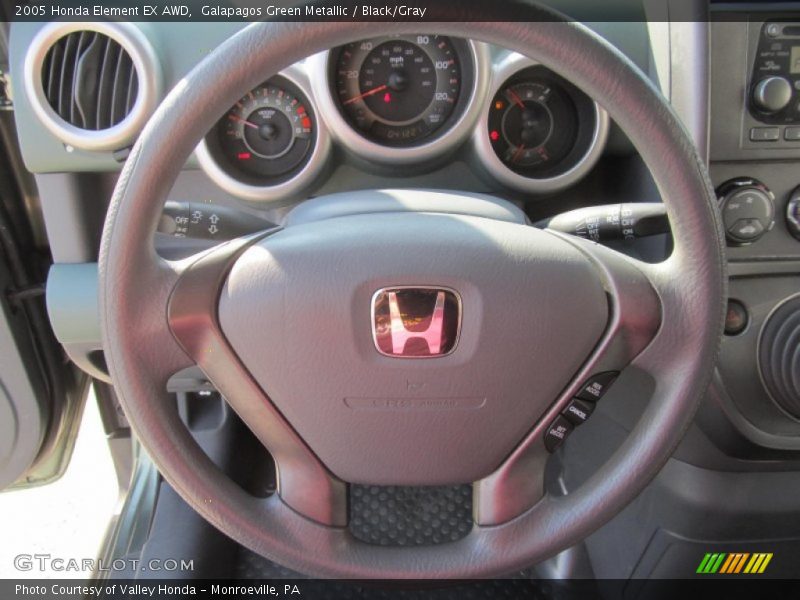 Galapagos Green Metallic / Black/Gray 2005 Honda Element EX AWD