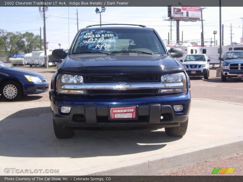Indigo Blue Metallic / Dark Pewter 2002 Chevrolet TrailBlazer LT 4x4