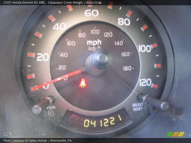 Galapagos Green Metallic / Black/Gray 2005 Honda Element EX AWD