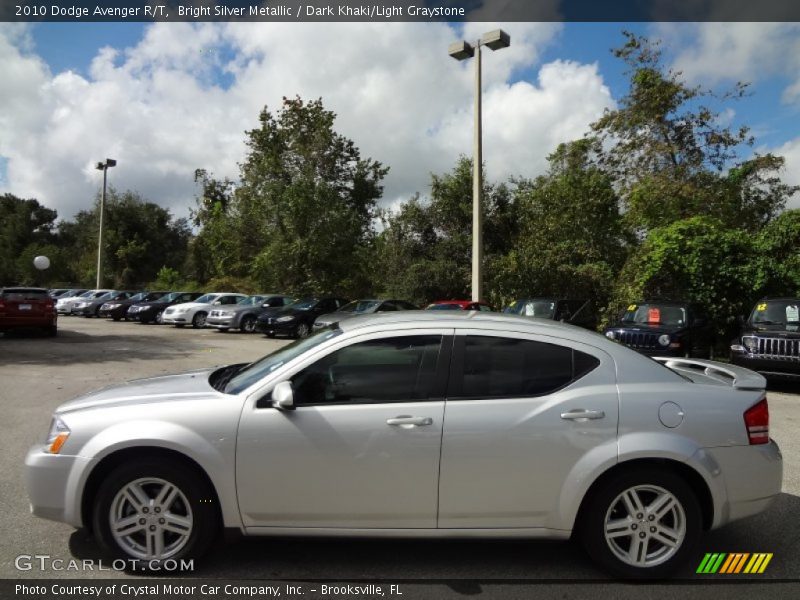 Bright Silver Metallic / Dark Khaki/Light Graystone 2010 Dodge Avenger R/T