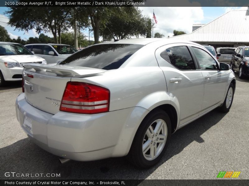 Bright Silver Metallic / Dark Khaki/Light Graystone 2010 Dodge Avenger R/T