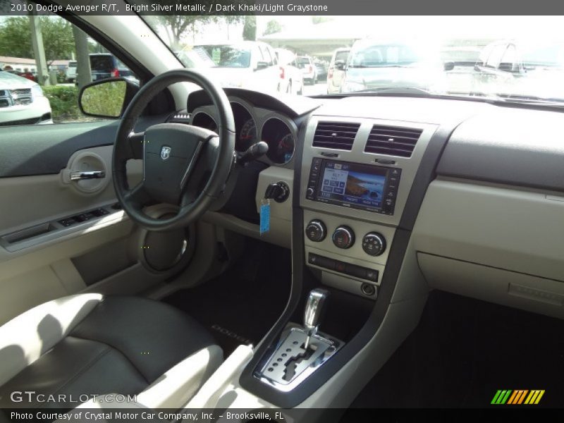 Bright Silver Metallic / Dark Khaki/Light Graystone 2010 Dodge Avenger R/T
