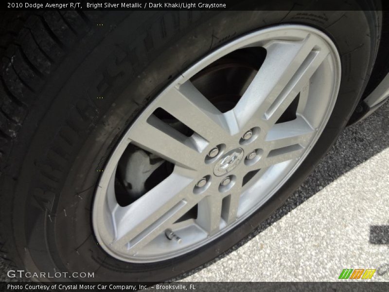 Bright Silver Metallic / Dark Khaki/Light Graystone 2010 Dodge Avenger R/T