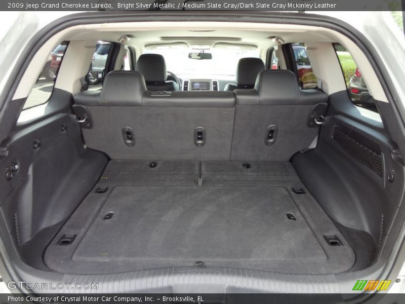 Bright Silver Metallic / Medium Slate Gray/Dark Slate Gray Mckinley Leather 2009 Jeep Grand Cherokee Laredo