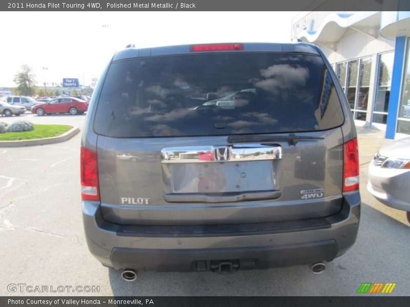 Polished Metal Metallic / Black 2011 Honda Pilot Touring 4WD