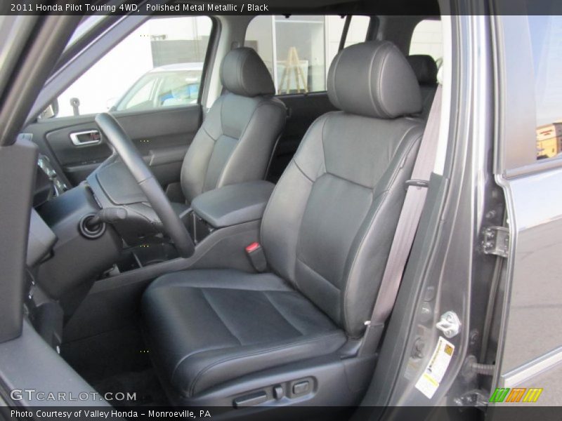Polished Metal Metallic / Black 2011 Honda Pilot Touring 4WD