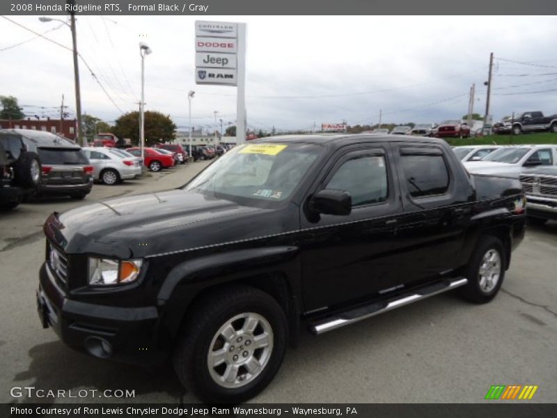Formal Black / Gray 2008 Honda Ridgeline RTS