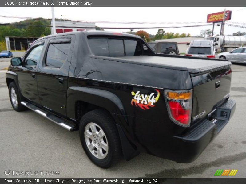 Formal Black / Gray 2008 Honda Ridgeline RTS