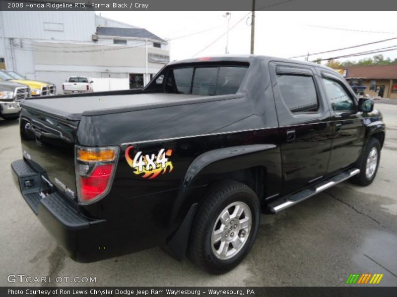 Formal Black / Gray 2008 Honda Ridgeline RTS