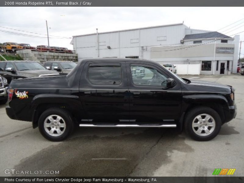 Formal Black / Gray 2008 Honda Ridgeline RTS