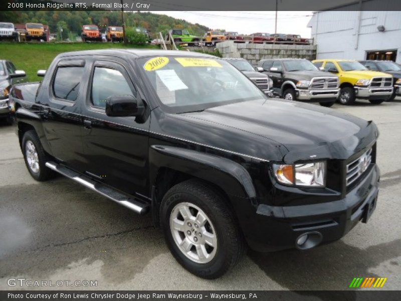 Formal Black / Gray 2008 Honda Ridgeline RTS