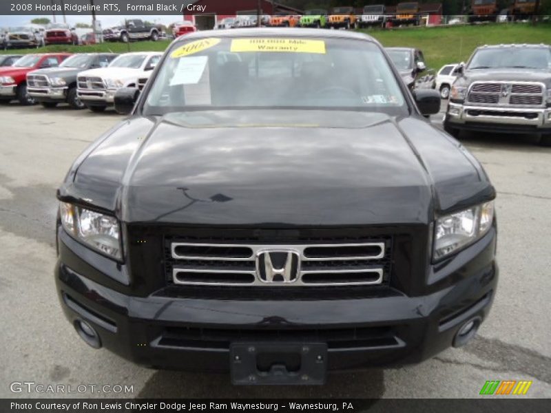 Formal Black / Gray 2008 Honda Ridgeline RTS