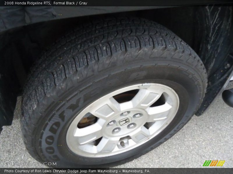 Formal Black / Gray 2008 Honda Ridgeline RTS
