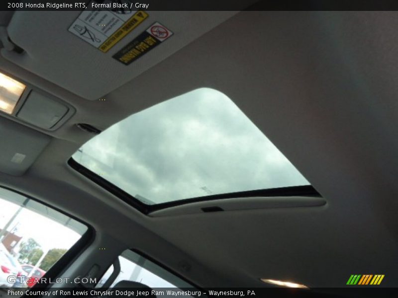 Formal Black / Gray 2008 Honda Ridgeline RTS