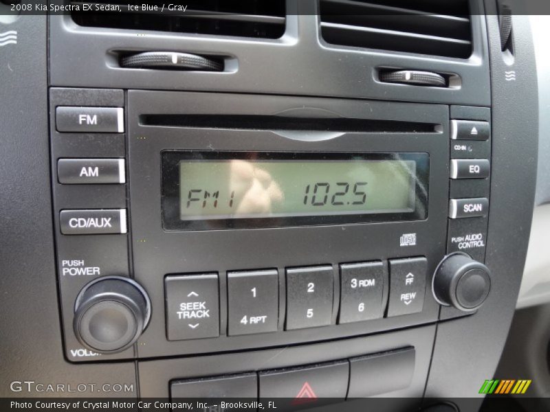 Ice Blue / Gray 2008 Kia Spectra EX Sedan