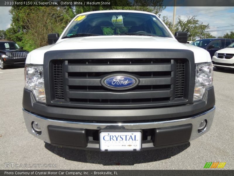 Oxford White / Medium Stone 2010 Ford F150 XL SuperCrew