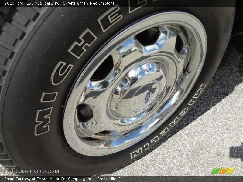 Oxford White / Medium Stone 2010 Ford F150 XL SuperCrew