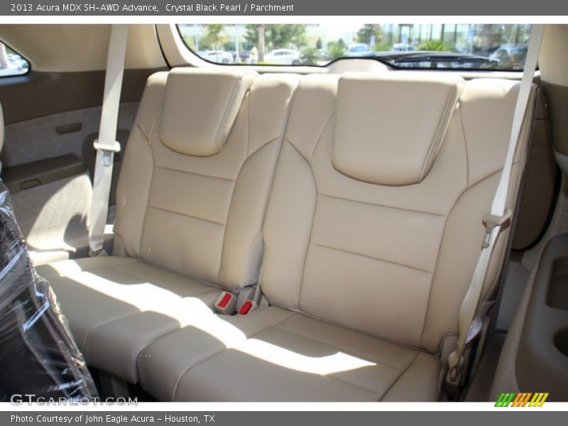 Rear Seat of 2013 MDX SH-AWD Advance