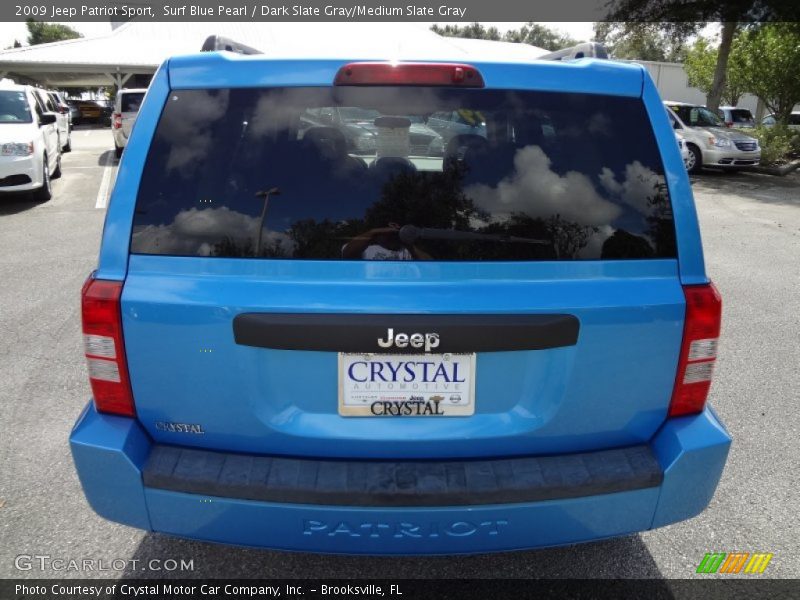 Surf Blue Pearl / Dark Slate Gray/Medium Slate Gray 2009 Jeep Patriot Sport