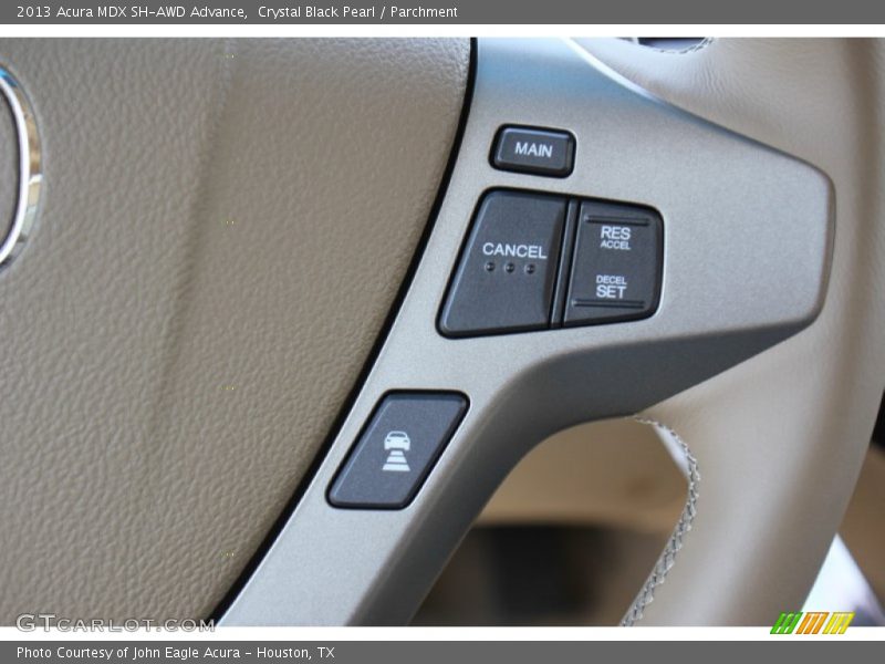 Controls of 2013 MDX SH-AWD Advance