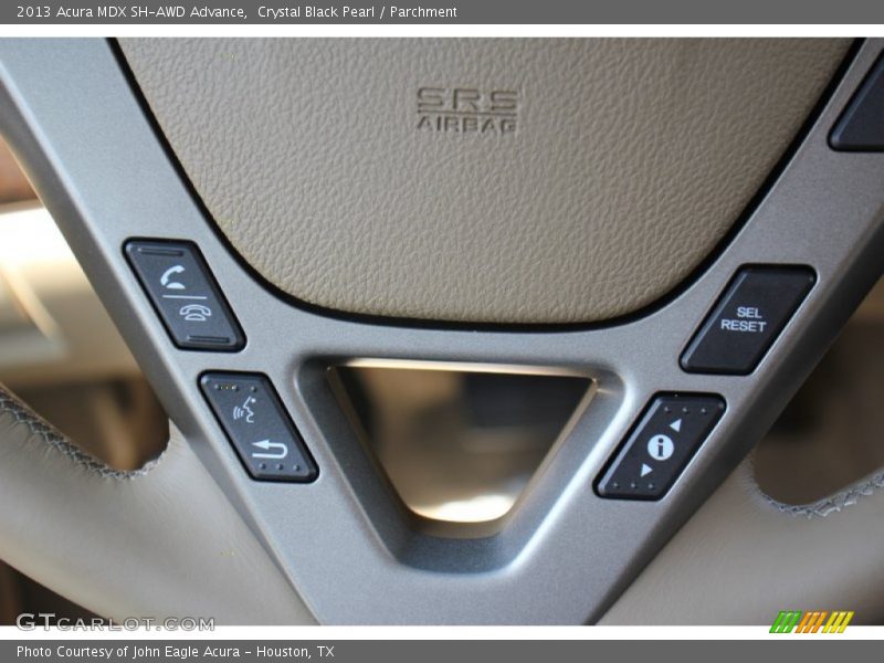 Controls of 2013 MDX SH-AWD Advance