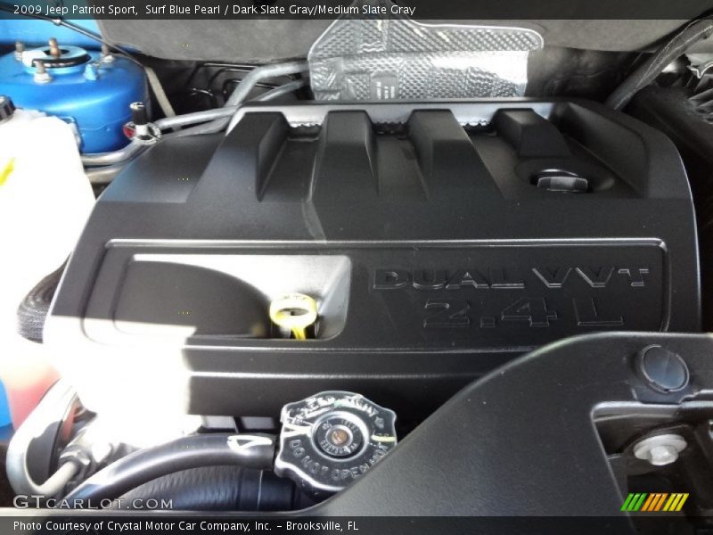 Surf Blue Pearl / Dark Slate Gray/Medium Slate Gray 2009 Jeep Patriot Sport