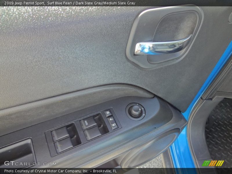 Surf Blue Pearl / Dark Slate Gray/Medium Slate Gray 2009 Jeep Patriot Sport