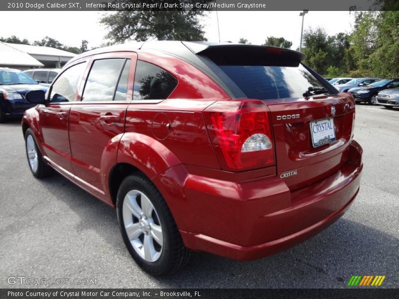Inferno Red Crystal Pearl / Dark Slate Gray/Medium Graystone 2010 Dodge Caliber SXT