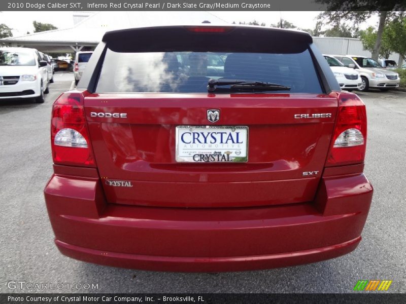 Inferno Red Crystal Pearl / Dark Slate Gray/Medium Graystone 2010 Dodge Caliber SXT