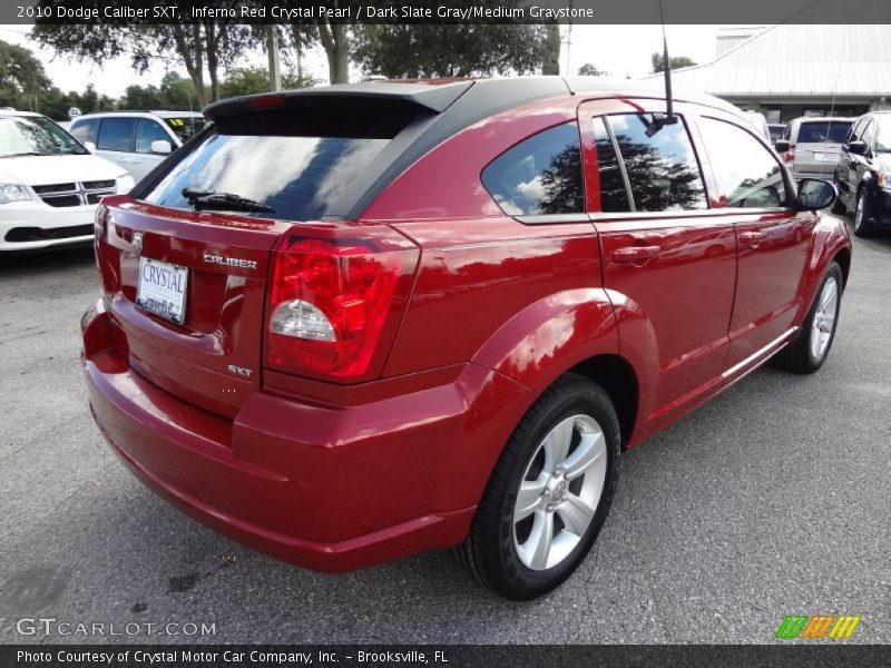 Inferno Red Crystal Pearl / Dark Slate Gray/Medium Graystone 2010 Dodge Caliber SXT