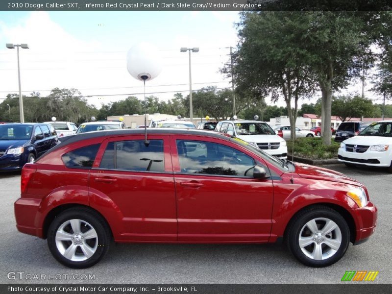 Inferno Red Crystal Pearl / Dark Slate Gray/Medium Graystone 2010 Dodge Caliber SXT
