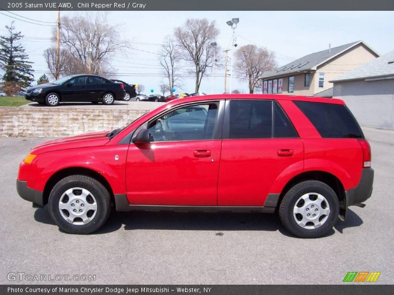 Chili Pepper Red / Gray 2005 Saturn VUE AWD