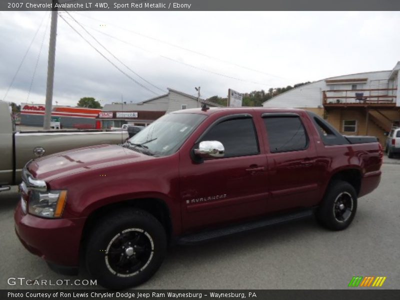 Sport Red Metallic / Ebony 2007 Chevrolet Avalanche LT 4WD