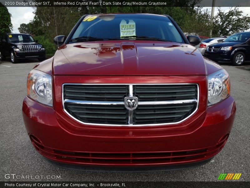 Inferno Red Crystal Pearl / Dark Slate Gray/Medium Graystone 2010 Dodge Caliber SXT