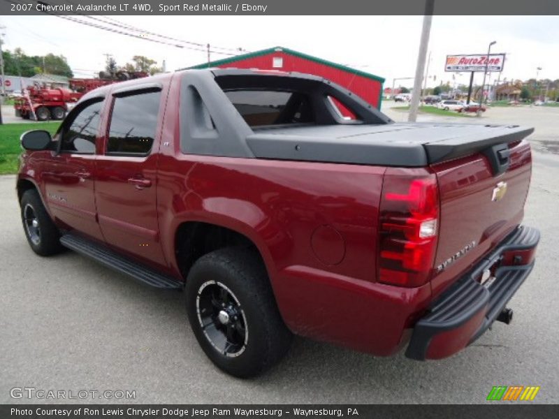 Sport Red Metallic / Ebony 2007 Chevrolet Avalanche LT 4WD